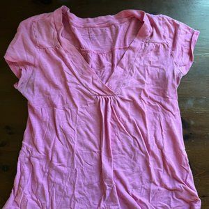 Banana Republic Women's Pink Knit Top Size L
